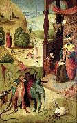 Hieronymus Bosch Saint James and the magician Hermogenes. Sweden oil painting artist